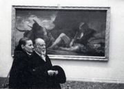Ramón Gaya e Isabel Verdejo en el Museo del Prado
