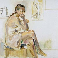 Retrato de Isabel. 1990. Óleo/lienzo. 72 x 91 cm.