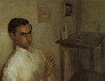 Retrato de Tomás Segovia. 1949. Óleo/lienzo. 72,5 x 93 cm.
